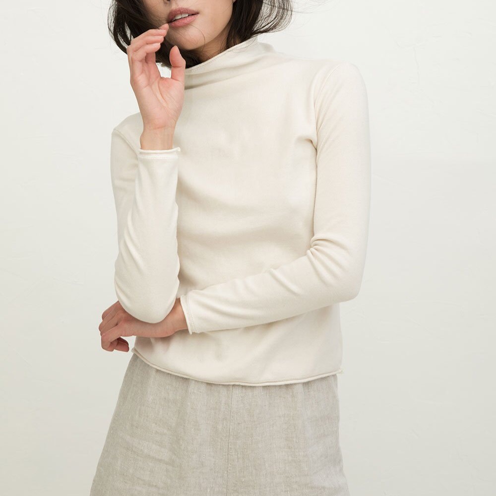 Elizabeth Suzann Long Sleeve Louise Funnel Neck